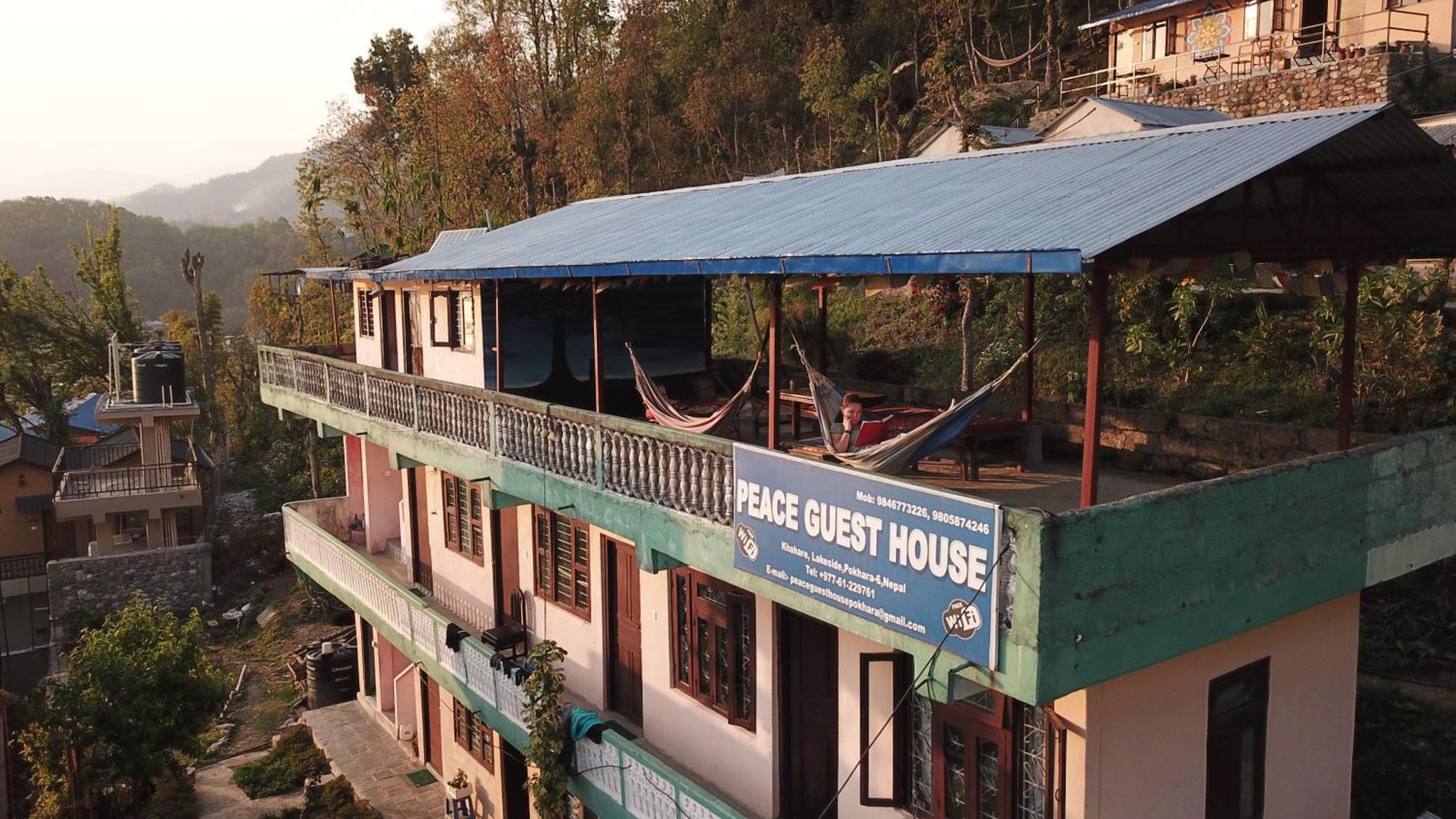Peace Guest House Pokhara Eksteriør bilde